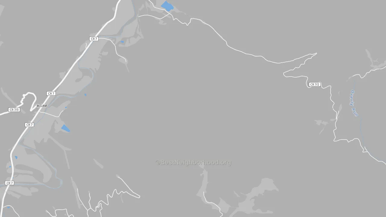 Transit Grade map of 26838, WV
