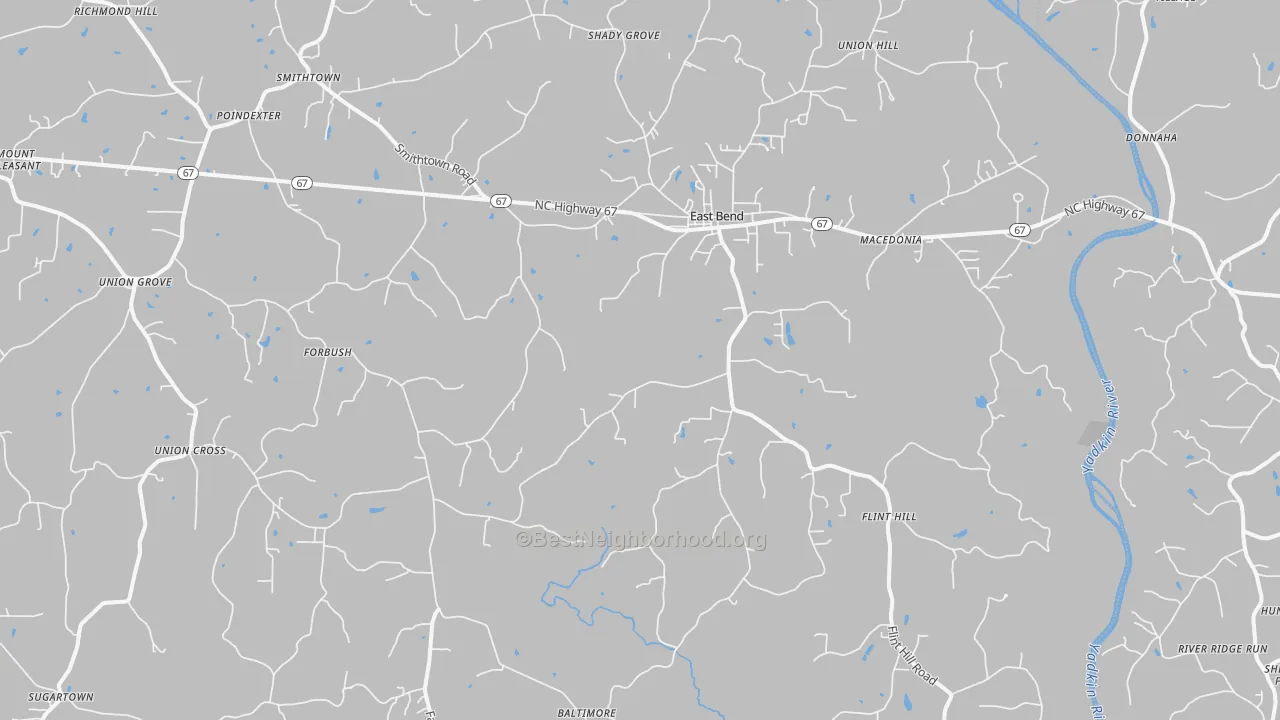 Transit Grade map of 27018, NC