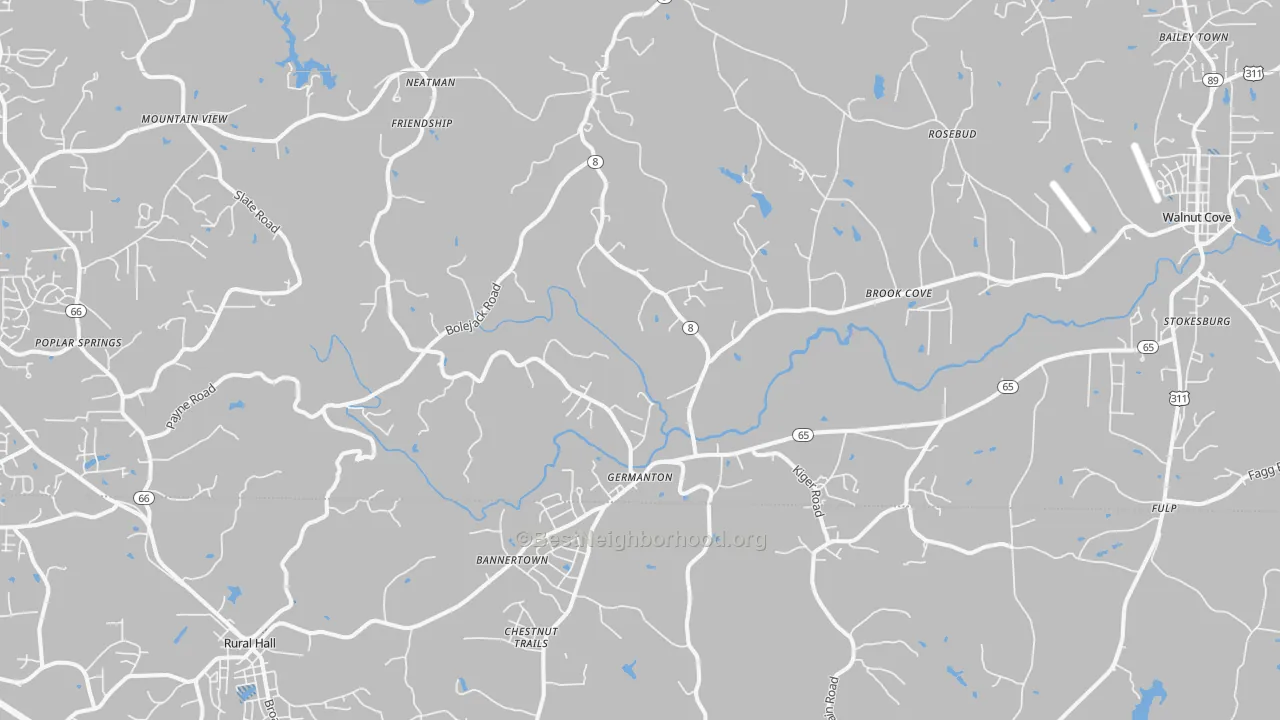 Transit Grade map of 27019, NC