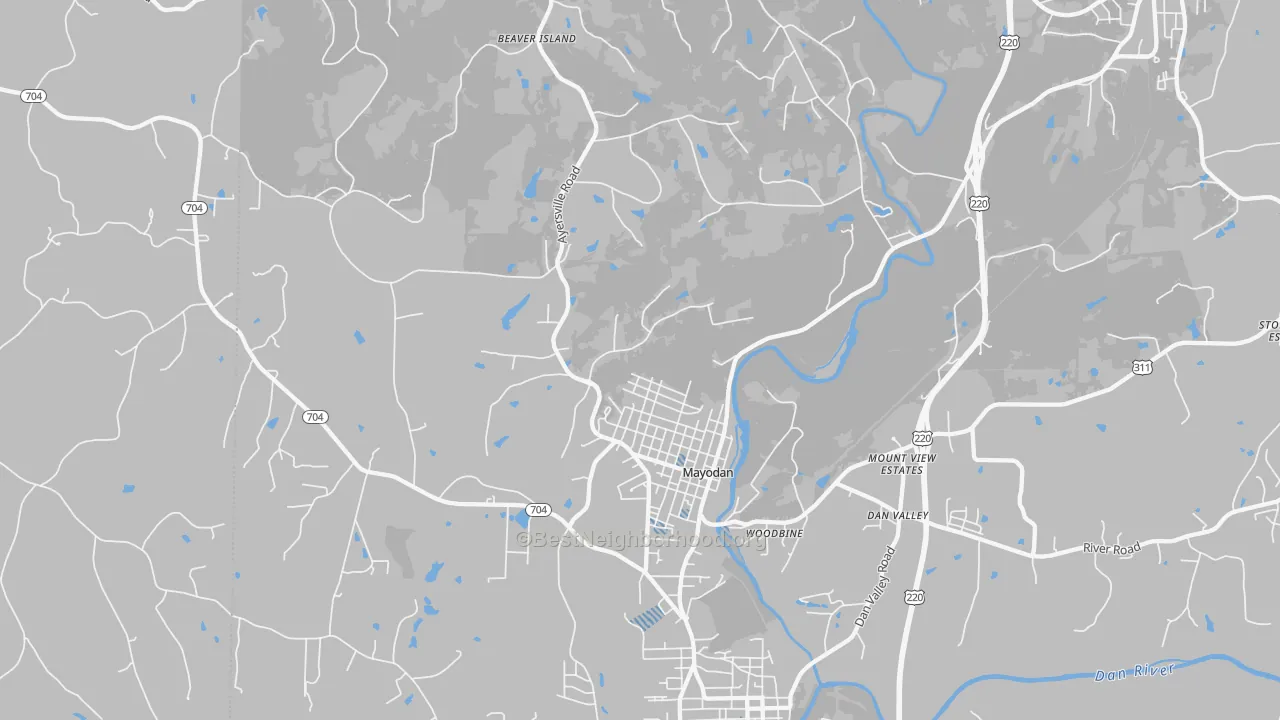 Transit Grade map of 27027, NC