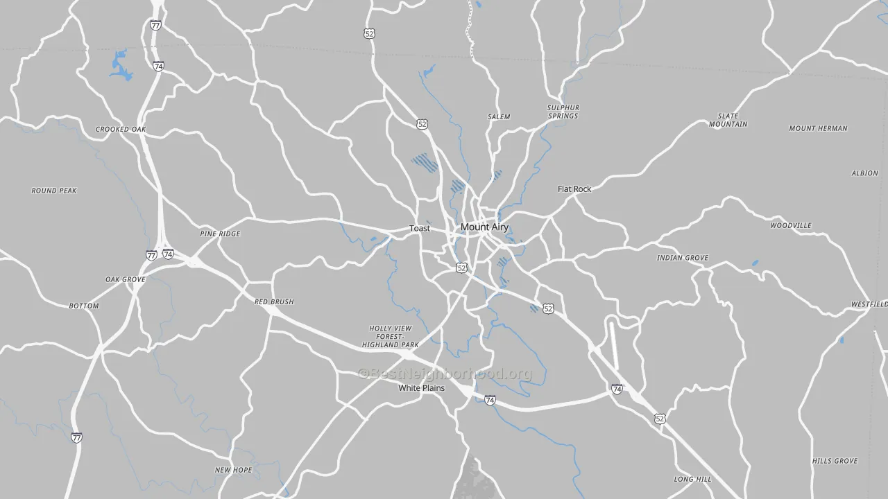 Transit Grade map of 27030, NC
