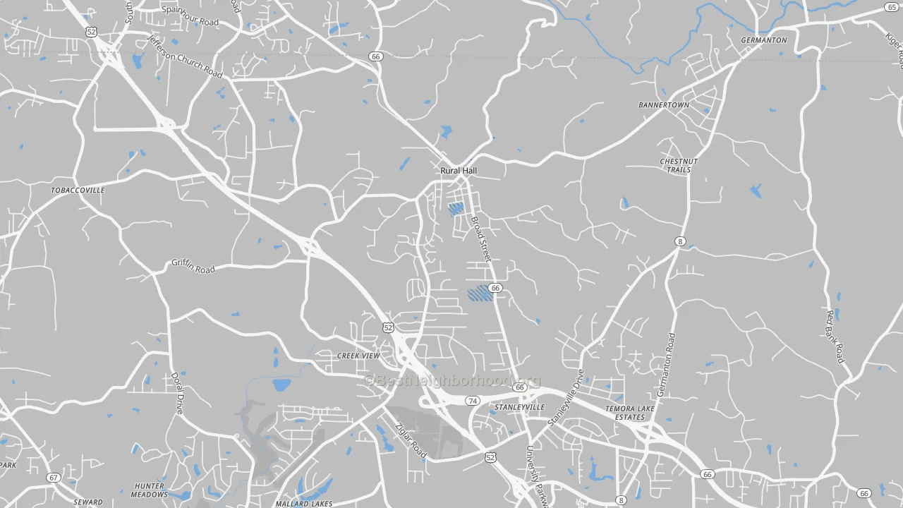 Transit Grade map of 27045, NC