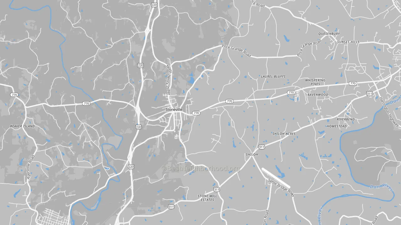 Transit Grade map of 27048, NC