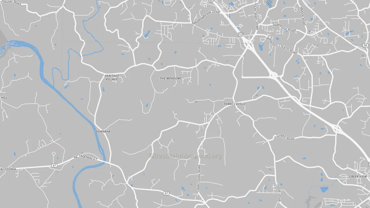 Transit Grade map of 27050, NC