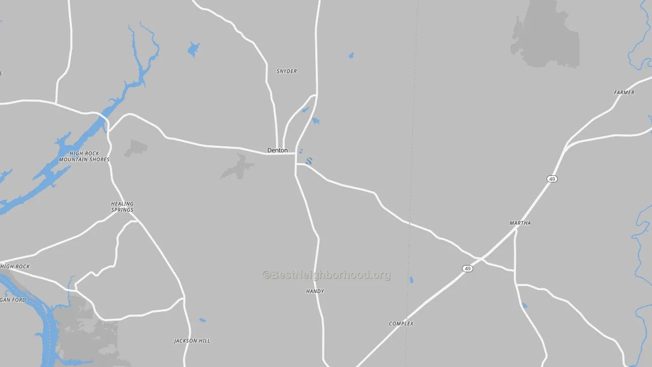 Transit Grade map of 27239, NC