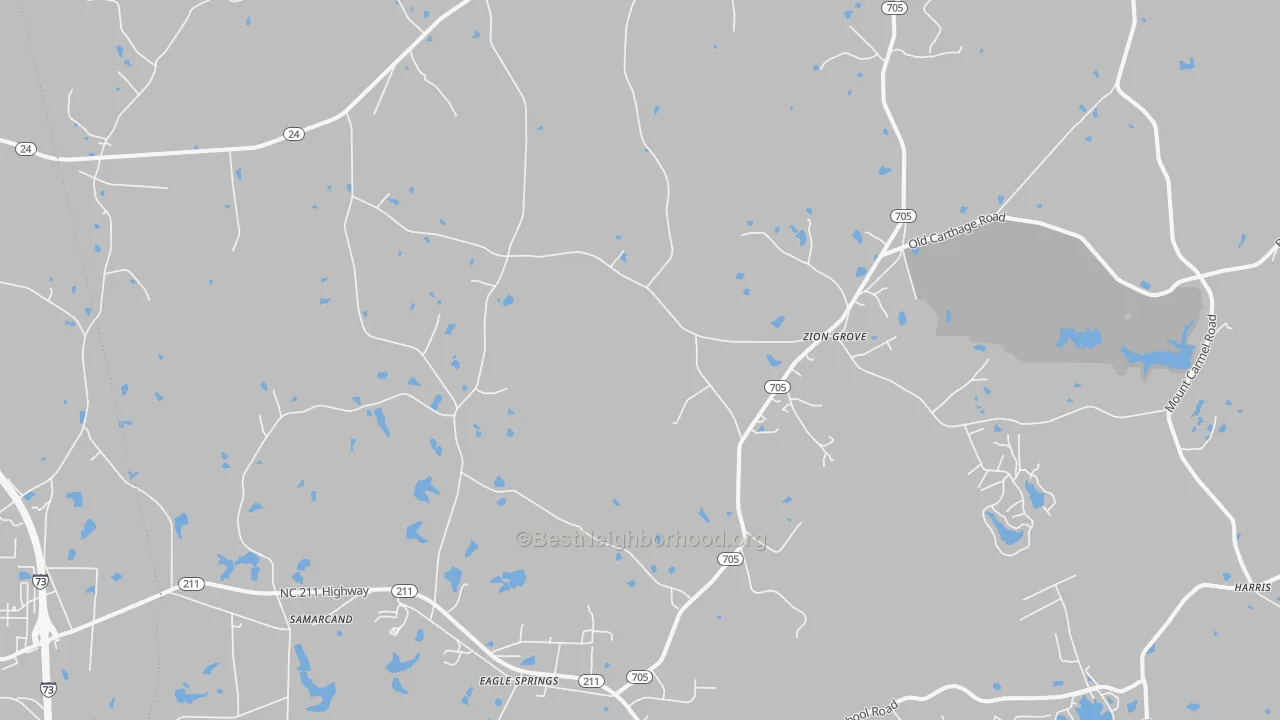 Transit Grade map of 27242, NC