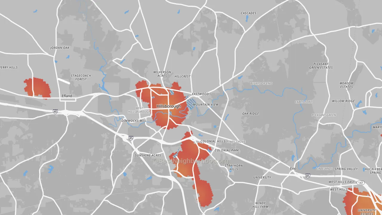 Transit Grade map of 27278, NC