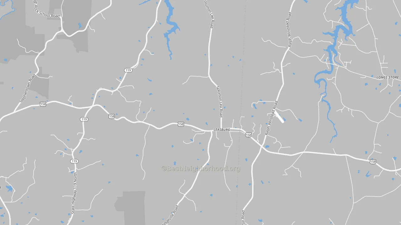 Transit Grade map of 27291, NC