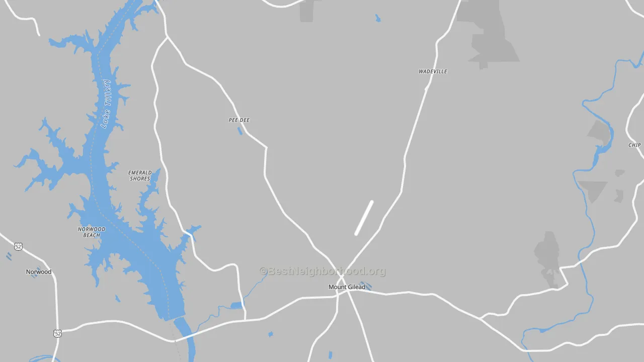Transit Grade map of 27306, NC