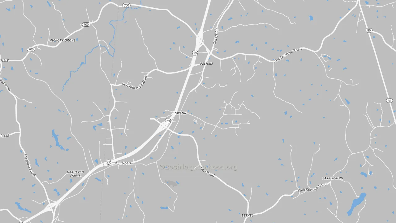 Transit Grade map of 27311, NC