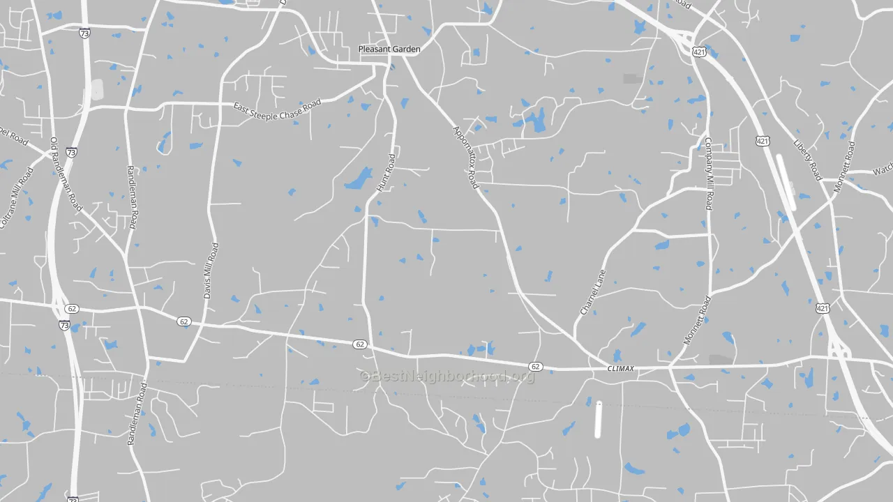 Transit Grade map of 27313, NC