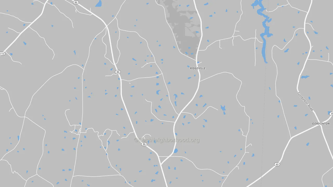 Transit Grade map of 27314, NC