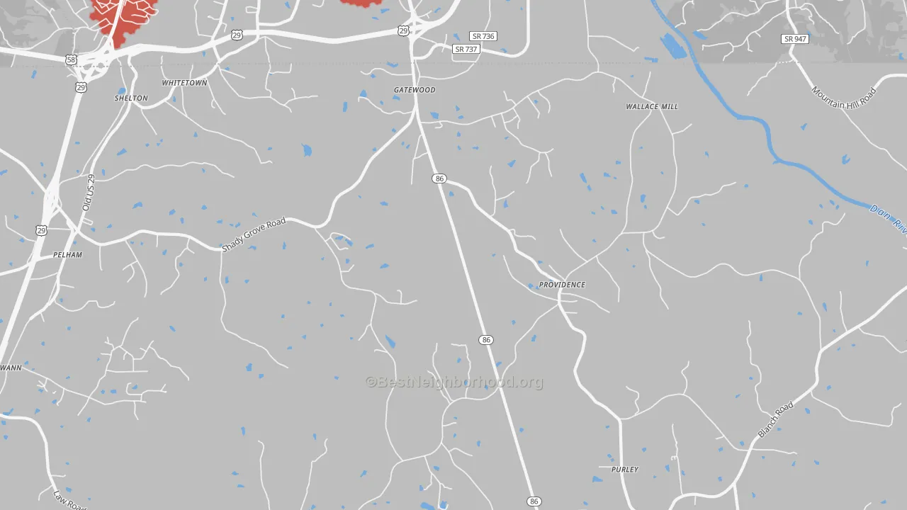 Transit Grade map of 27315, NC