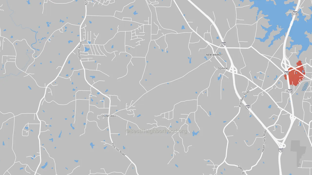 Transit Grade map of 27350, NC