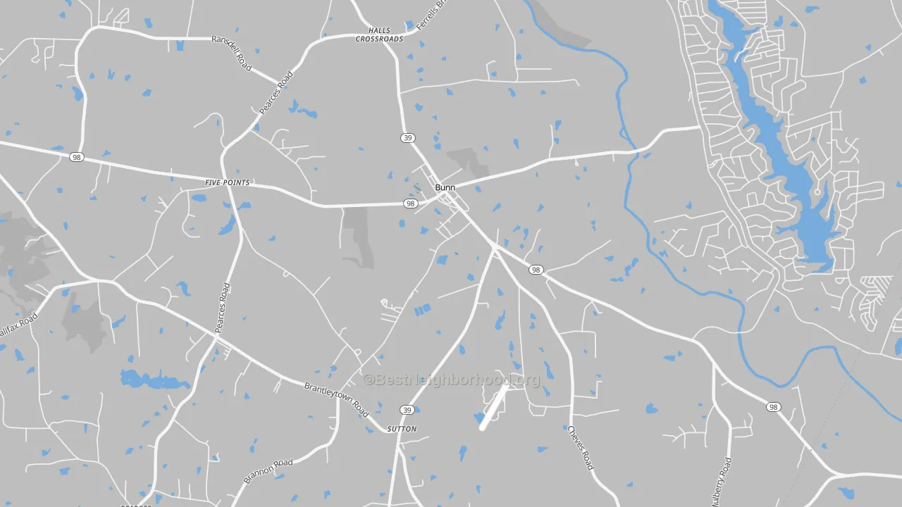 Transit Grade map of 27508, NC