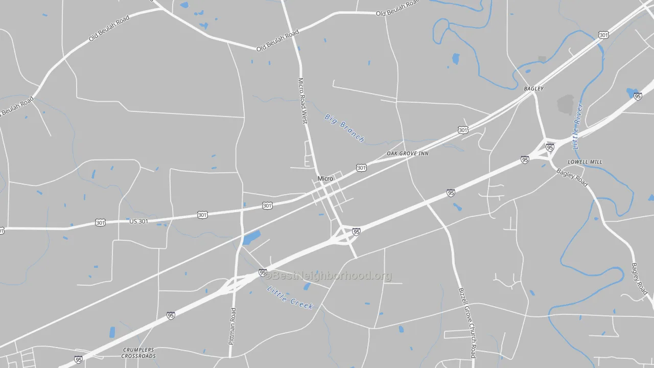 Transit Grade map of 27555, NC