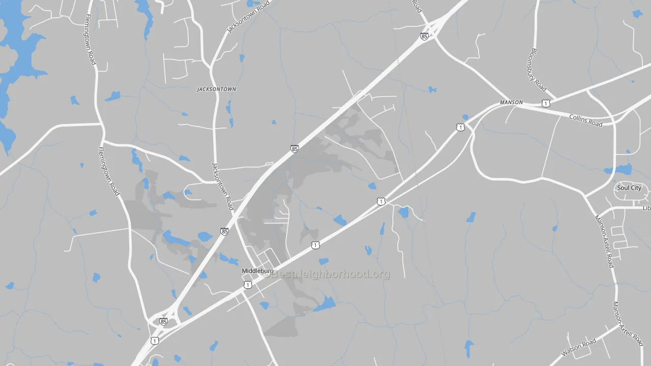Transit Grade map of 27556, NC