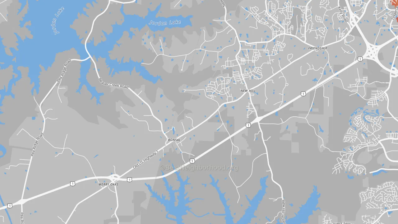 Transit Grade map of 27562, NC