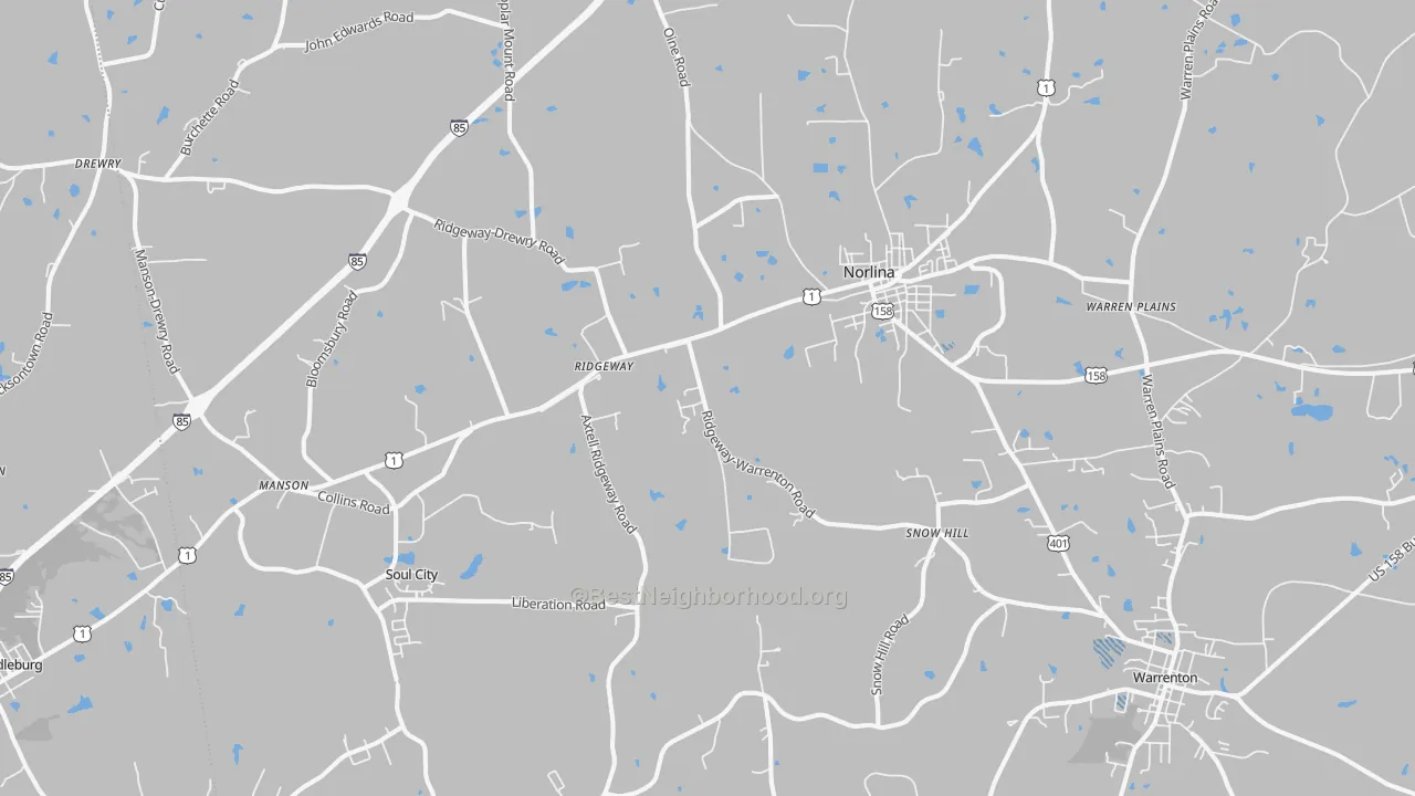 Transit Grade map of 27563, NC