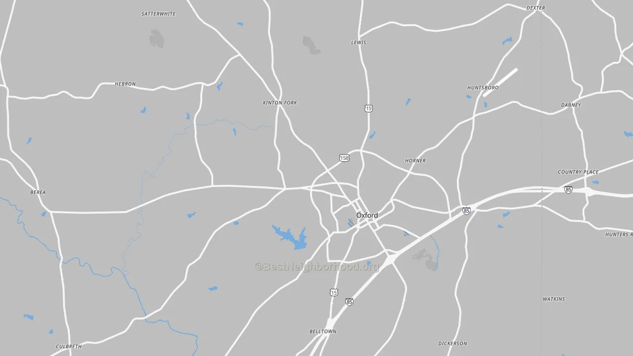 Transit Grade map of 27565, NC
