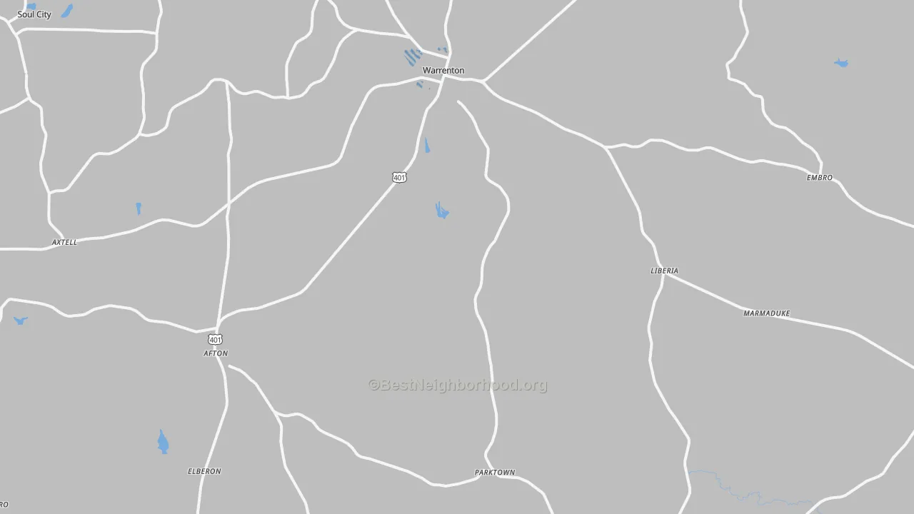 Transit Grade map of 27589, NC