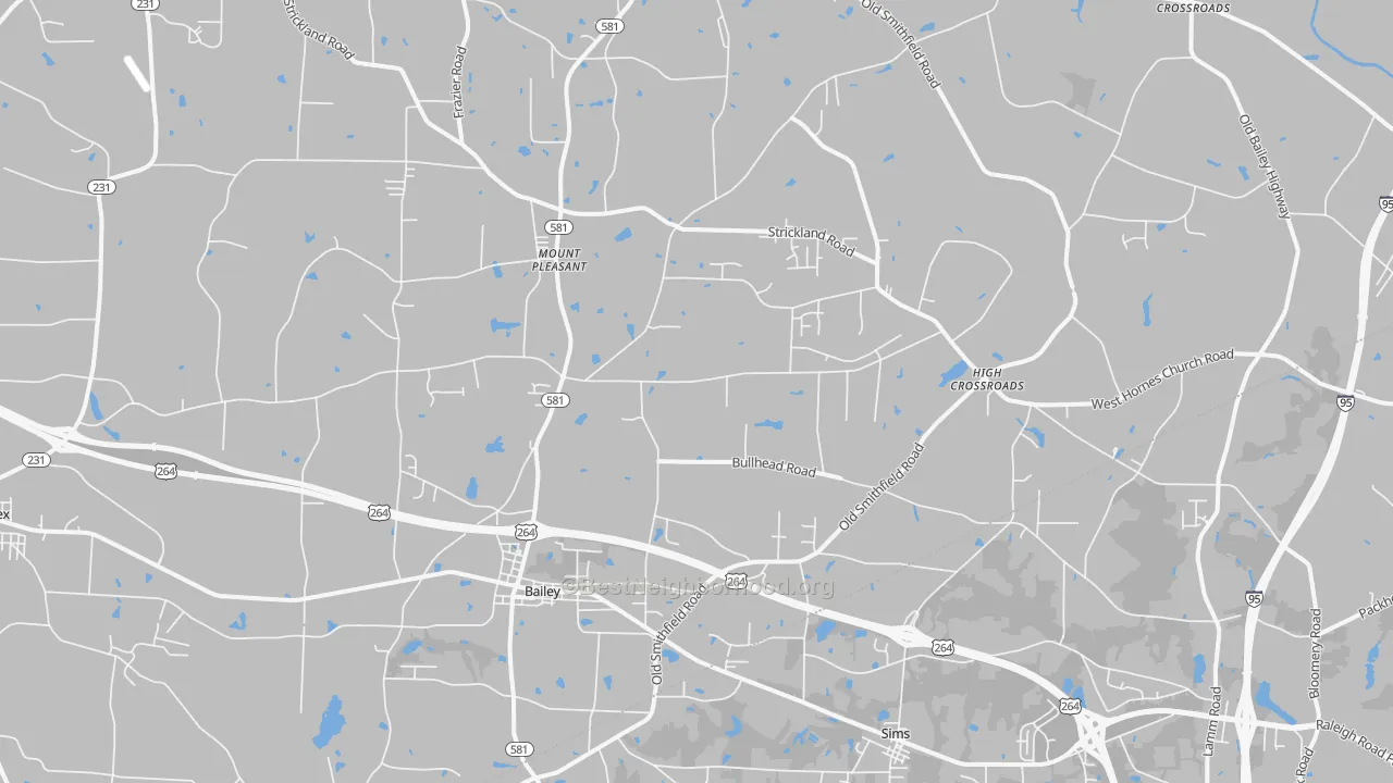 Transit Grade map of 27807, NC