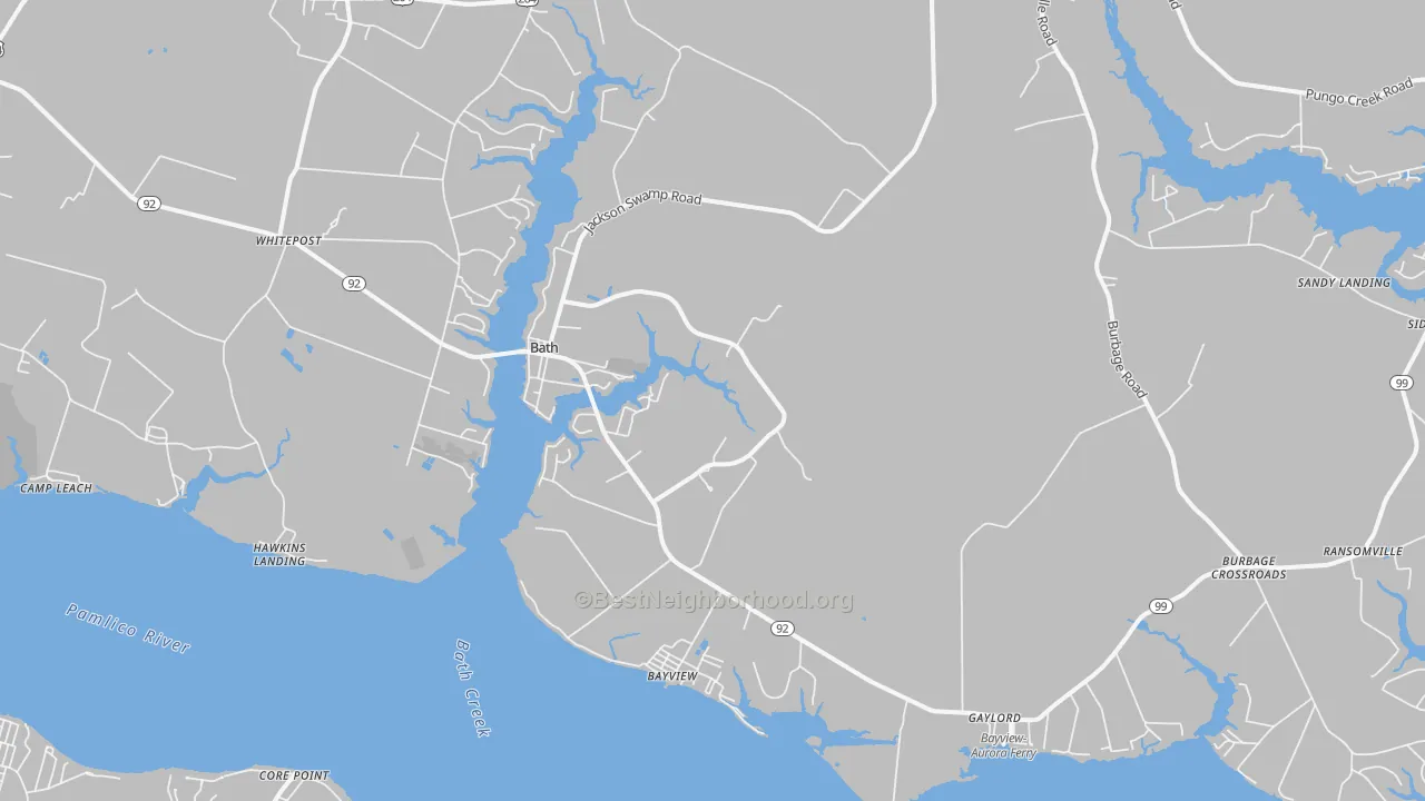 Transit Grade map of 27808, NC