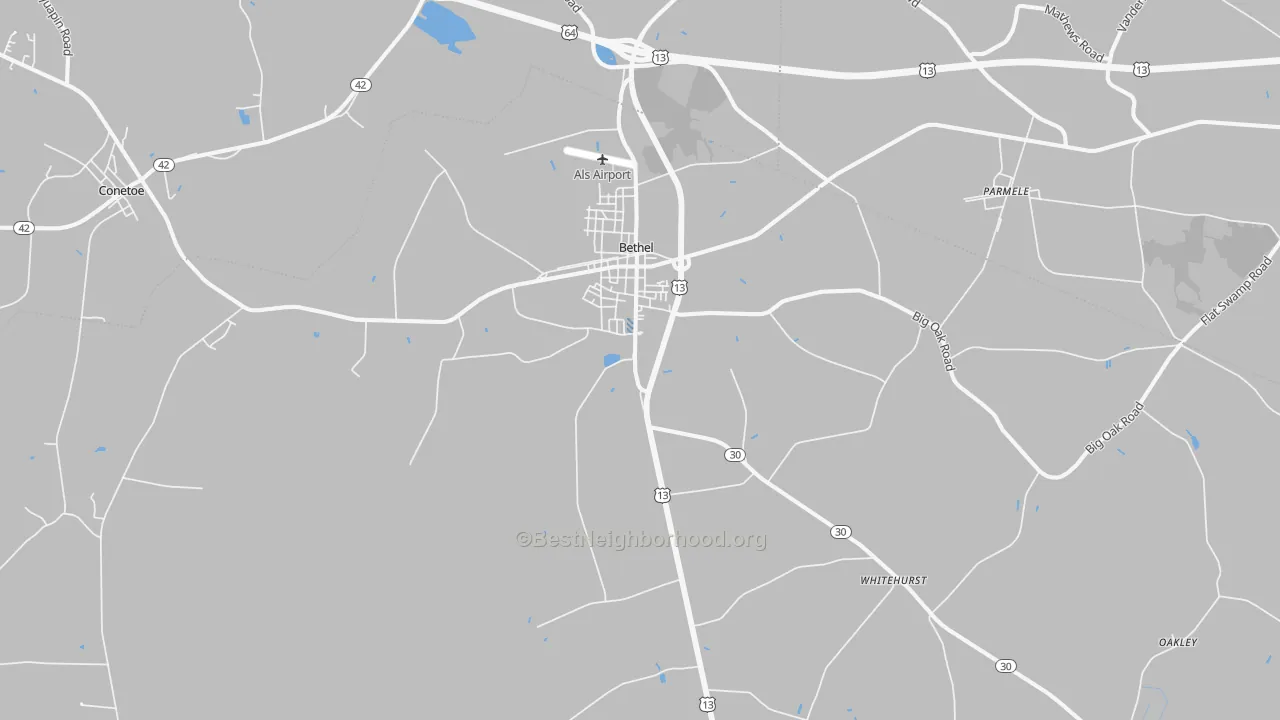 Transit Grade map of 27812, NC