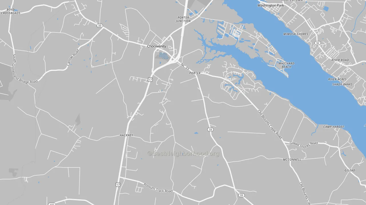 Transit Grade map of 27817, NC