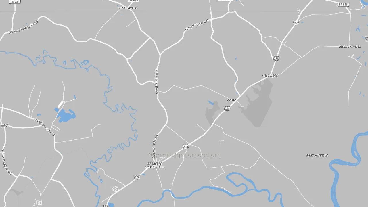Transit Grade map of 27818, NC