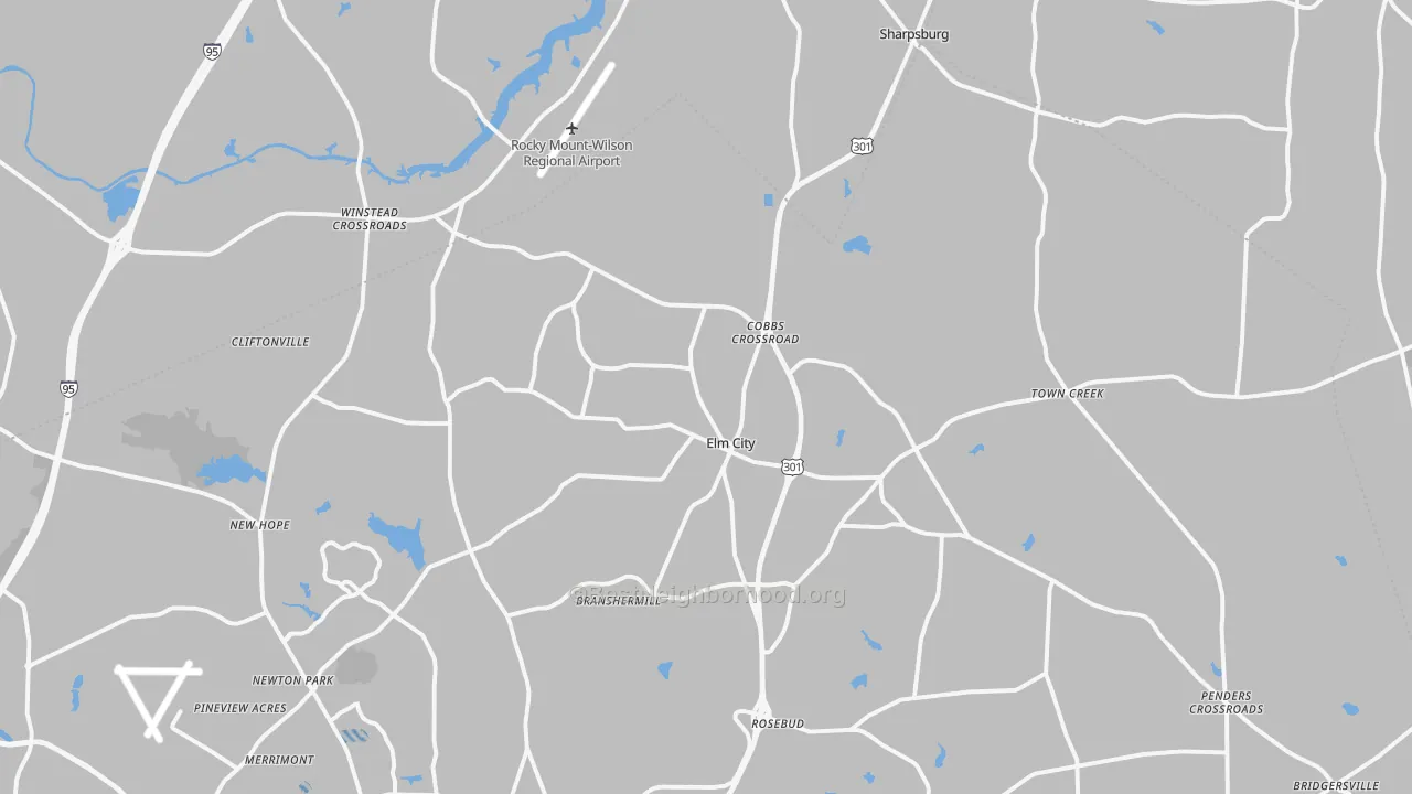 Transit Grade map of 27822, NC
