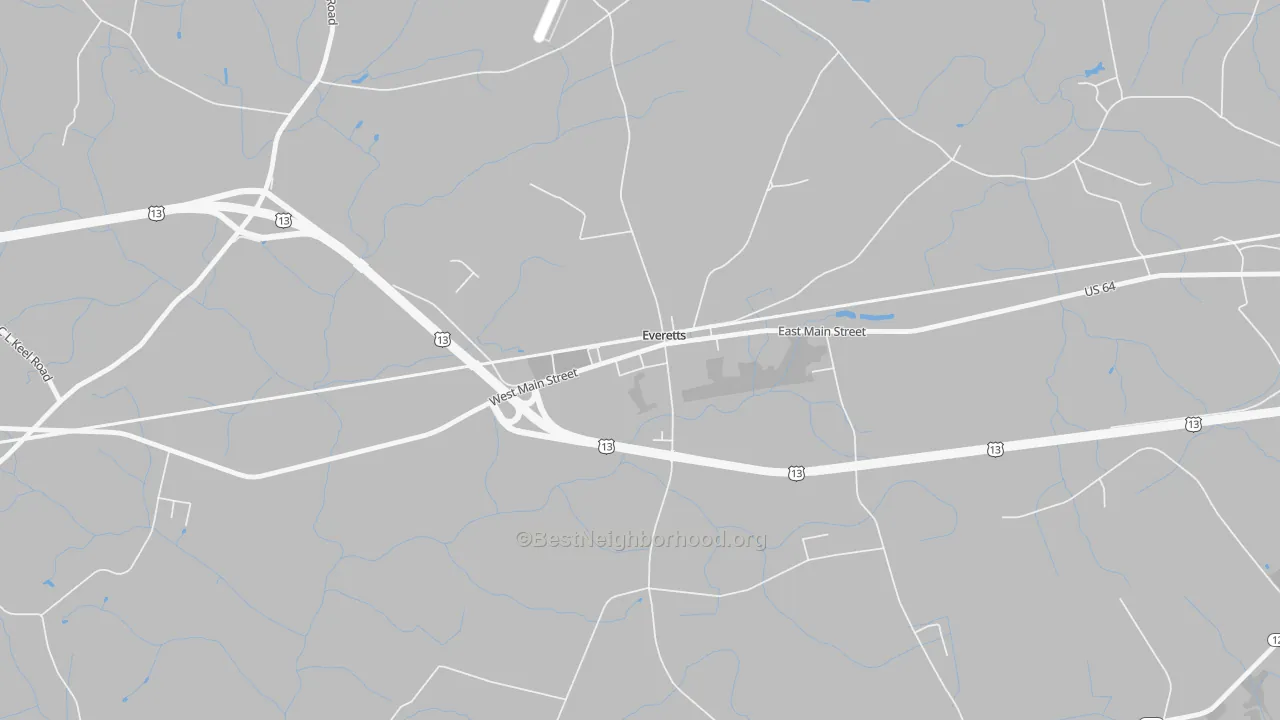 Transit Grade map of 27825, NC