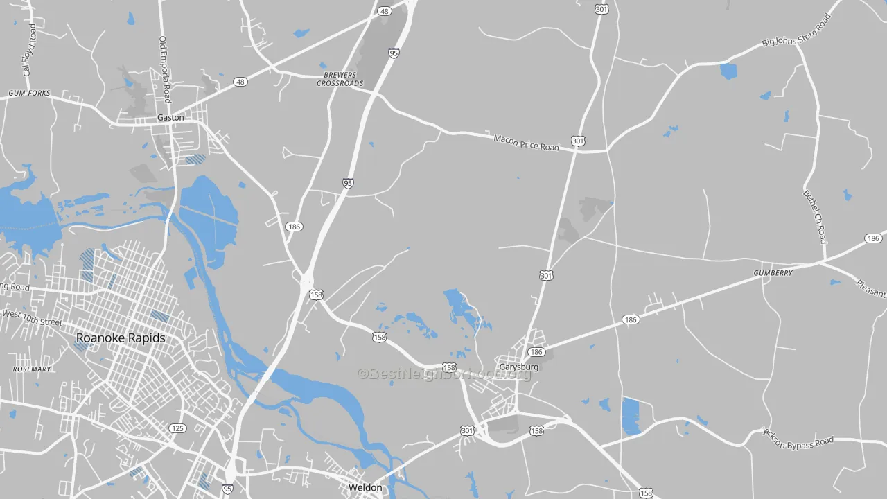 Transit Grade map of 27831, NC