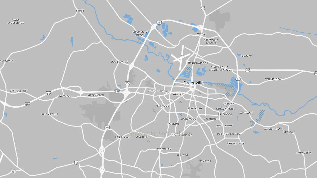Transit Grade map of 27834, NC