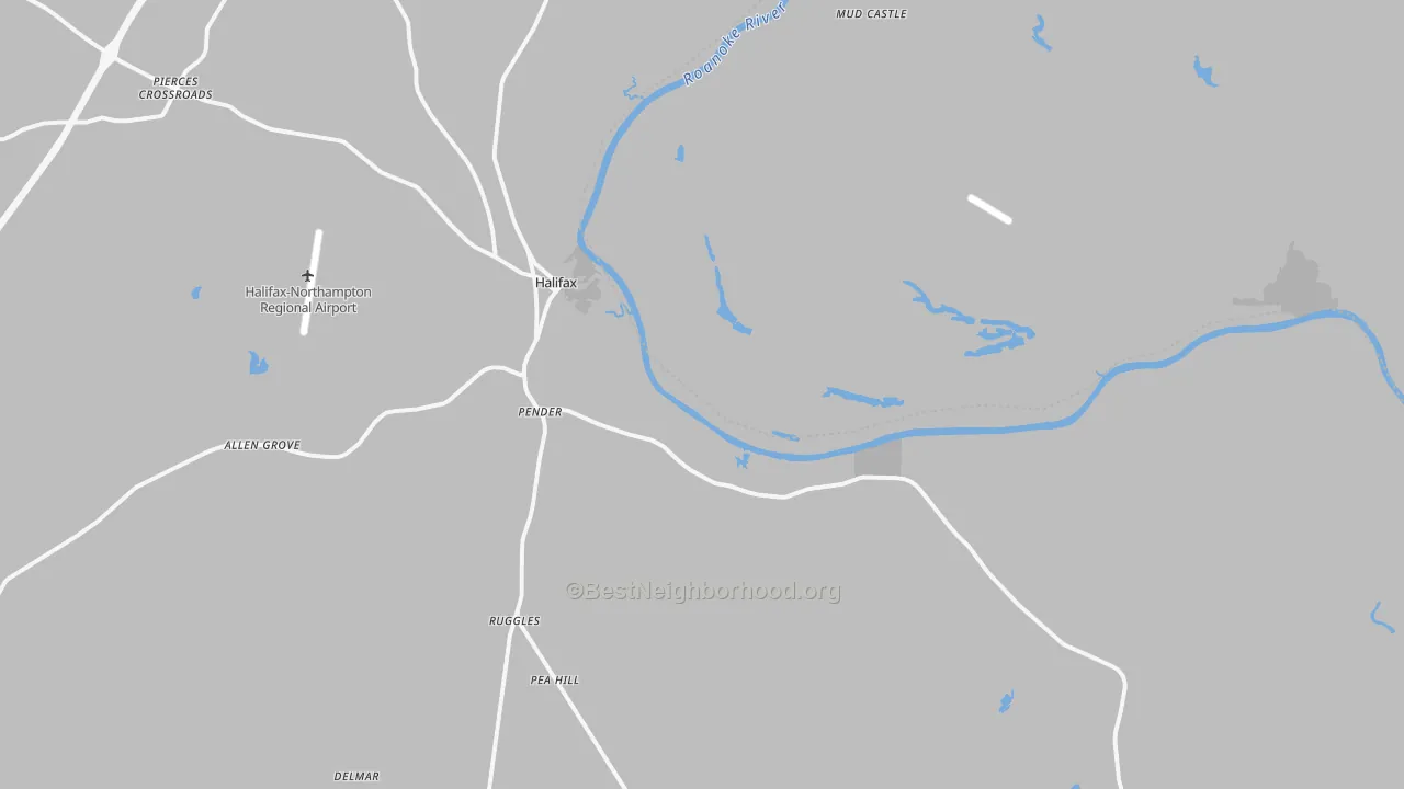 Transit Grade map of 27839, NC
