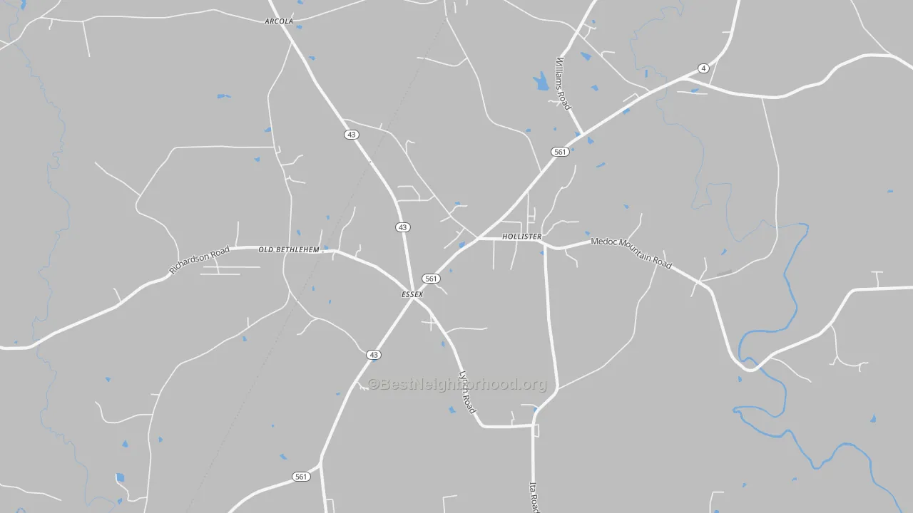 Transit Grade map of 27844, NC