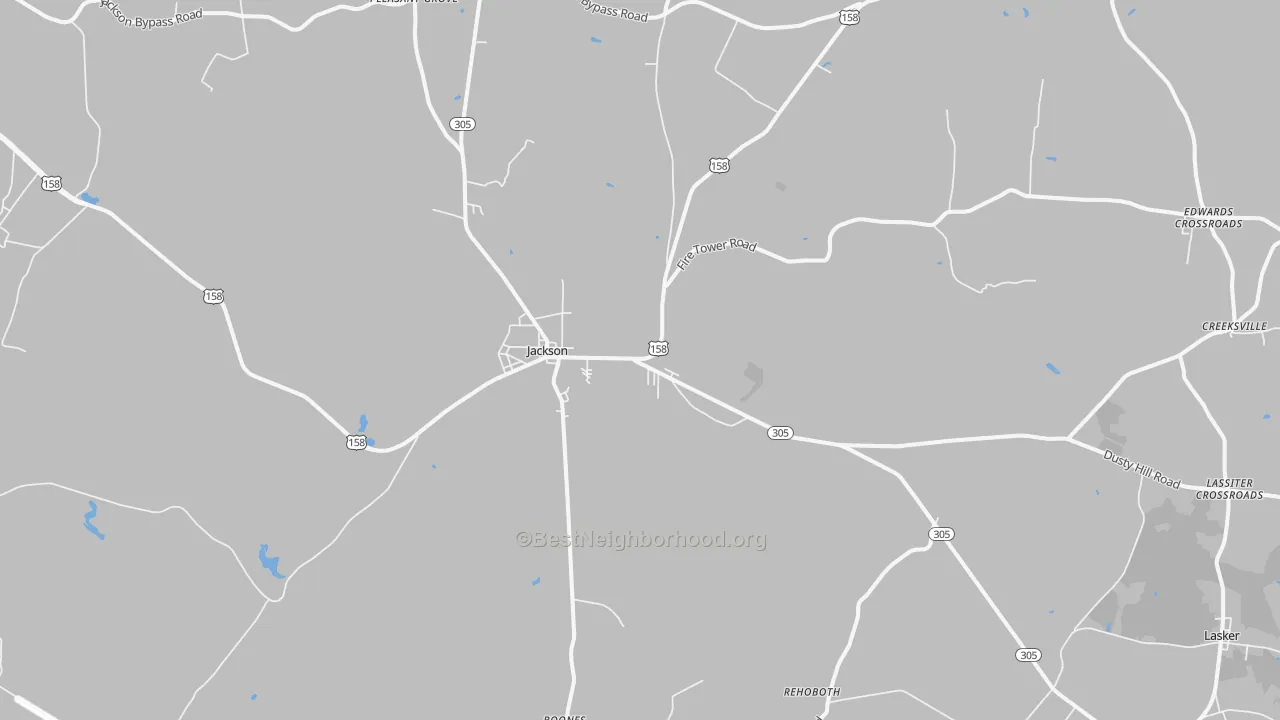 Transit Grade map of 27845, NC