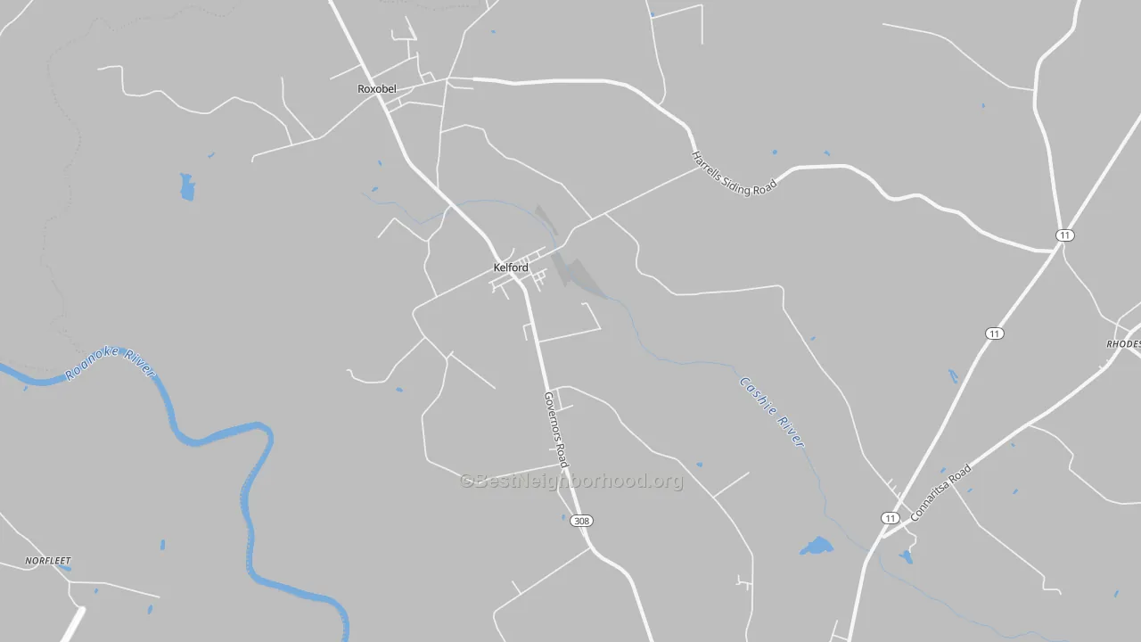 Transit Grade map of 27847, NC