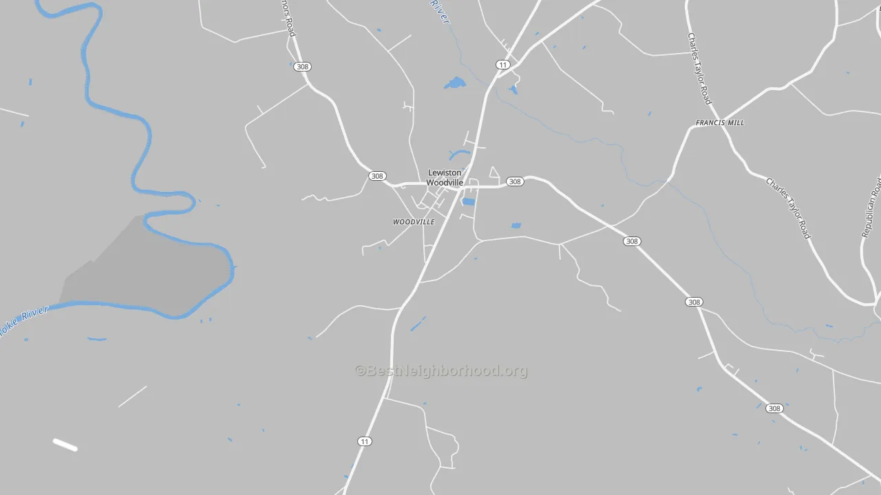 Transit Grade map of 27849, NC