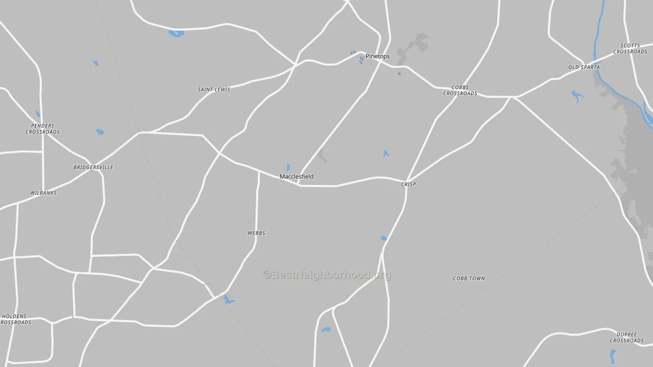Transit Grade map of 27852, NC