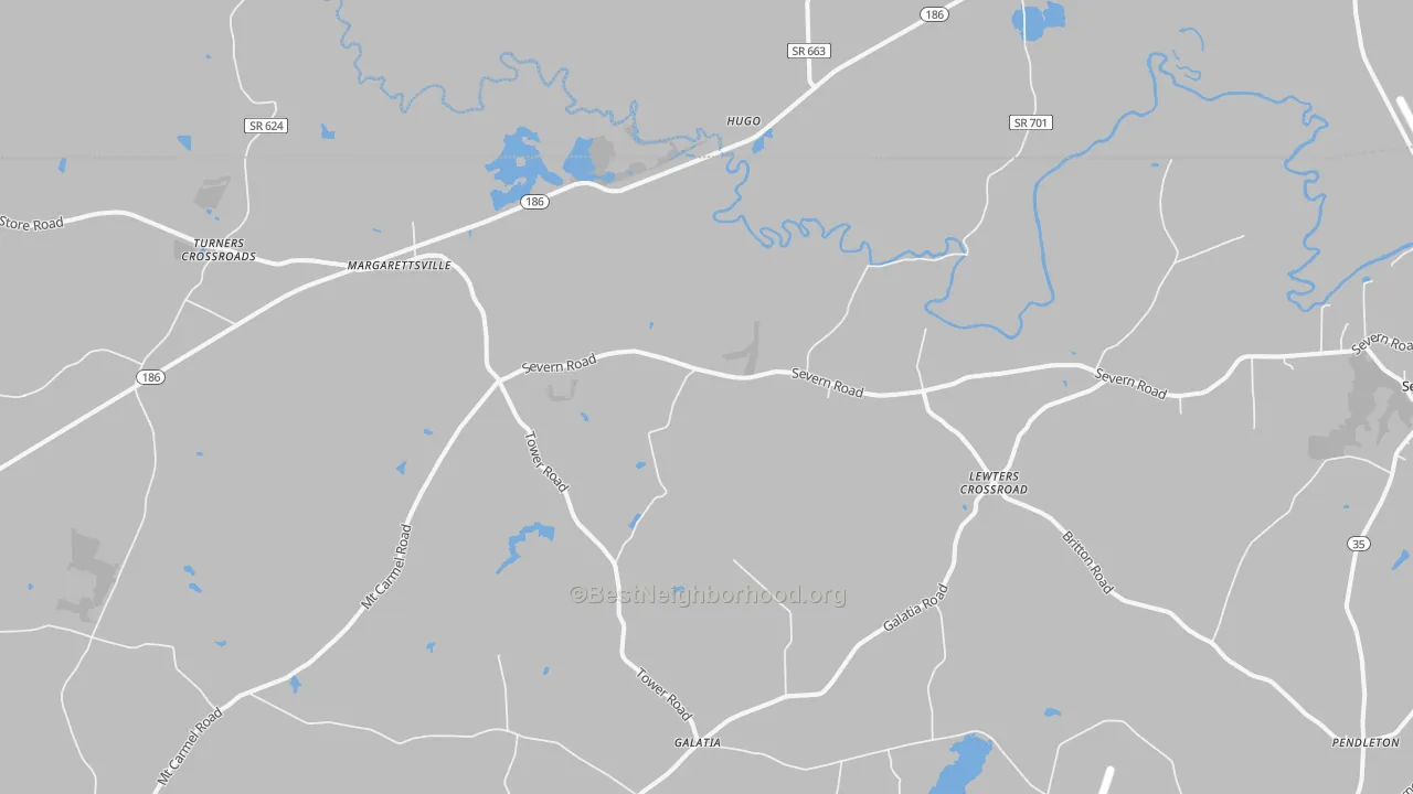 Transit Grade map of 27853, NC