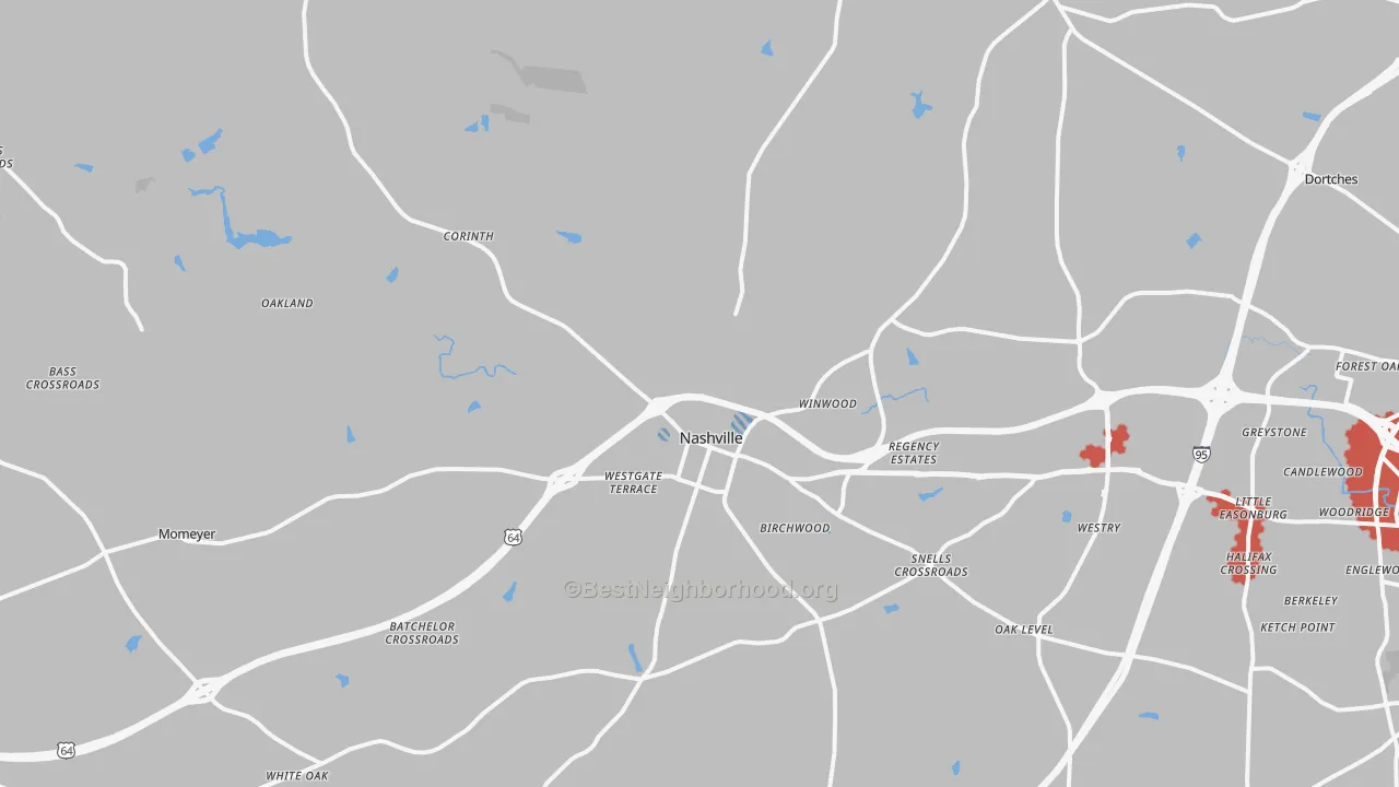 Transit Grade map of 27856, NC