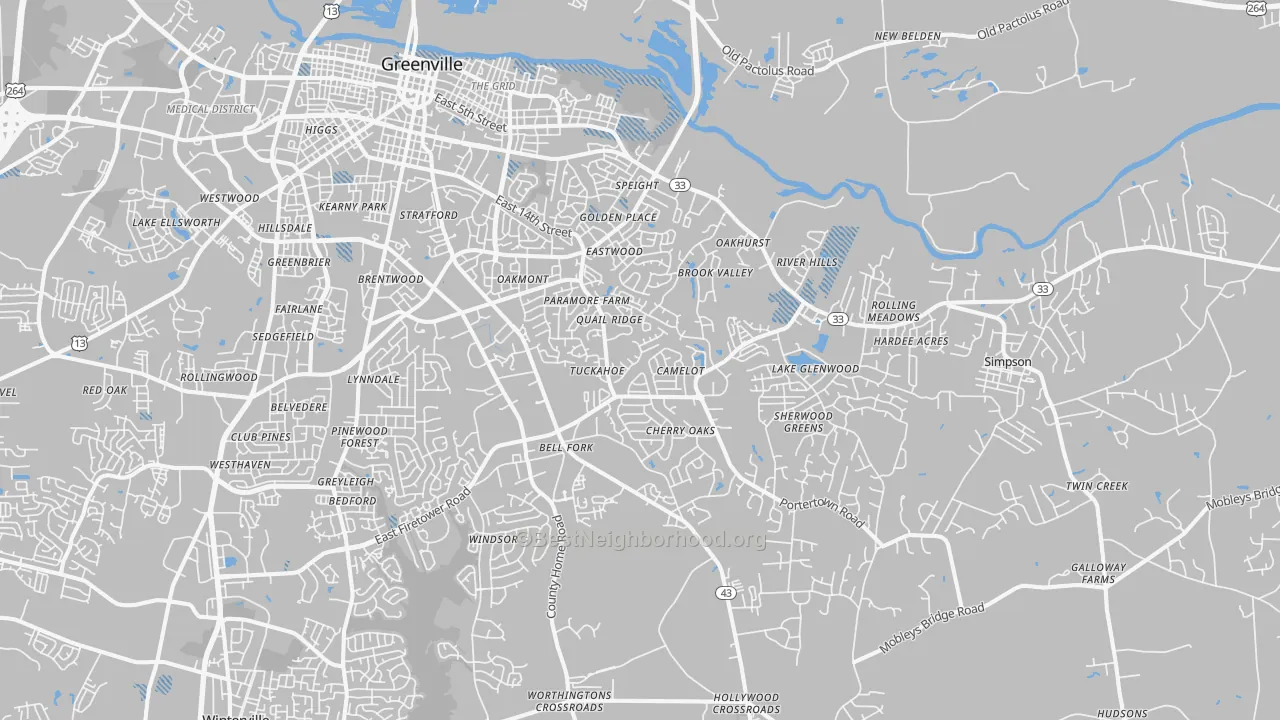 Transit Grade map of 27858, NC