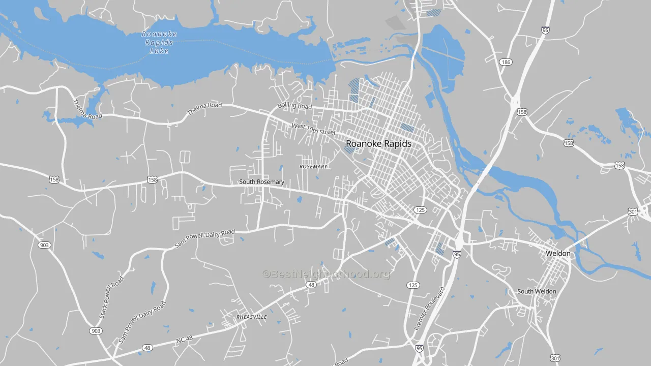 Transit Grade map of 27870, NC