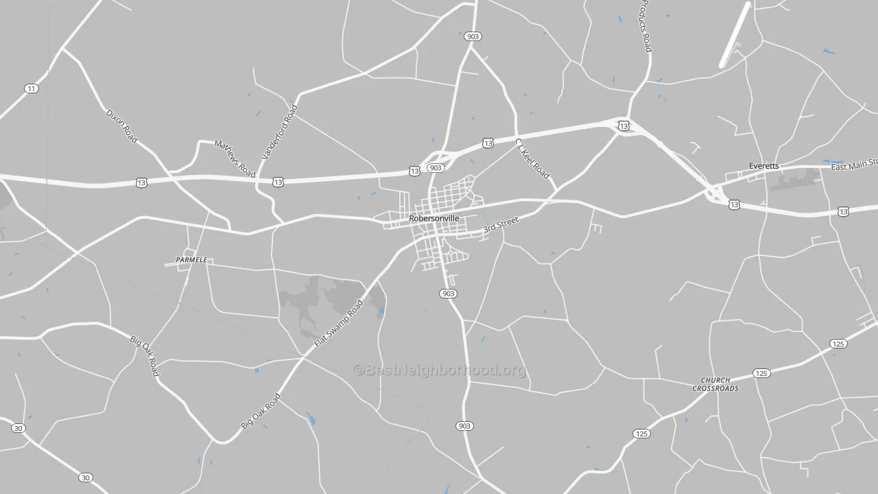 Transit Grade map of 27871, NC