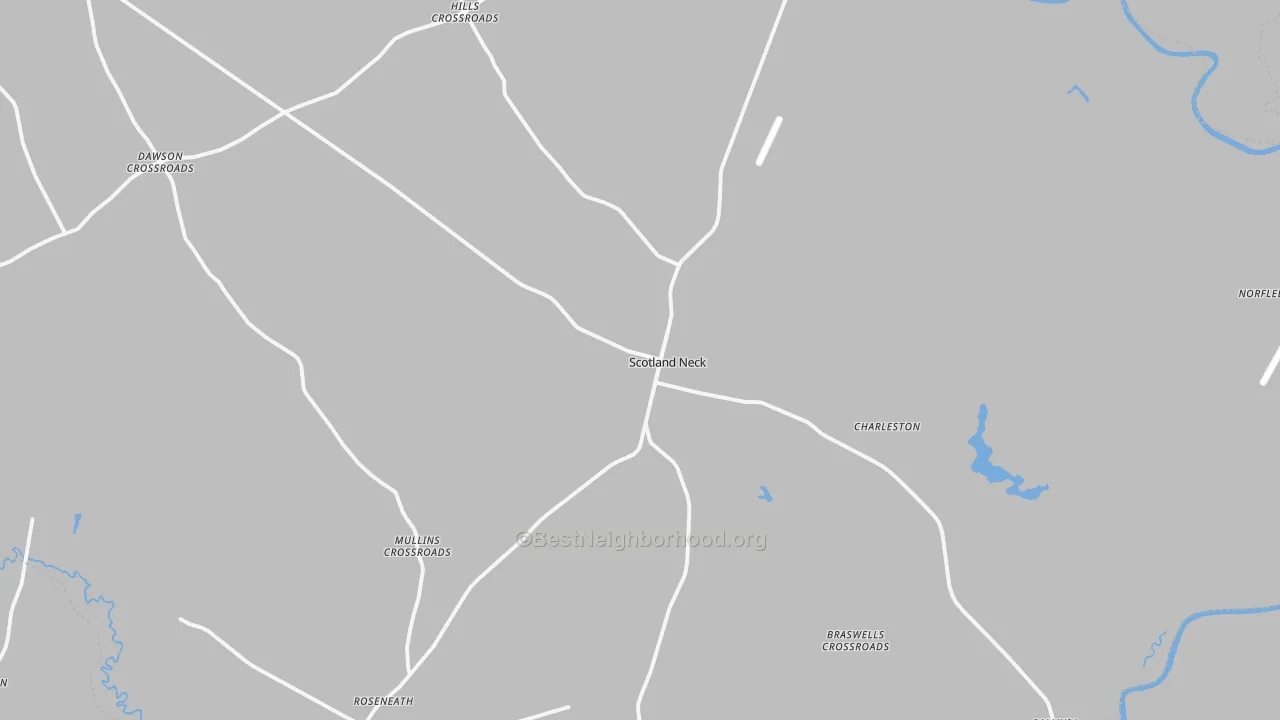 Transit Grade map of 27874, NC