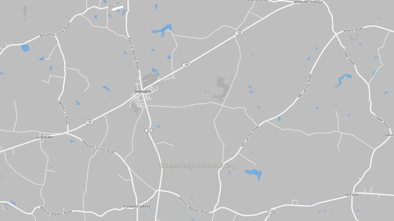 Transit Grade map of 27876, NC