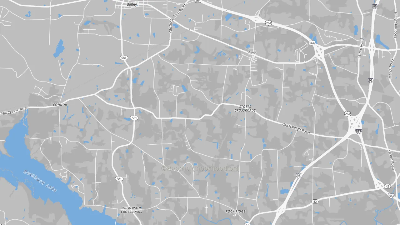 Transit Grade map of 27880, NC