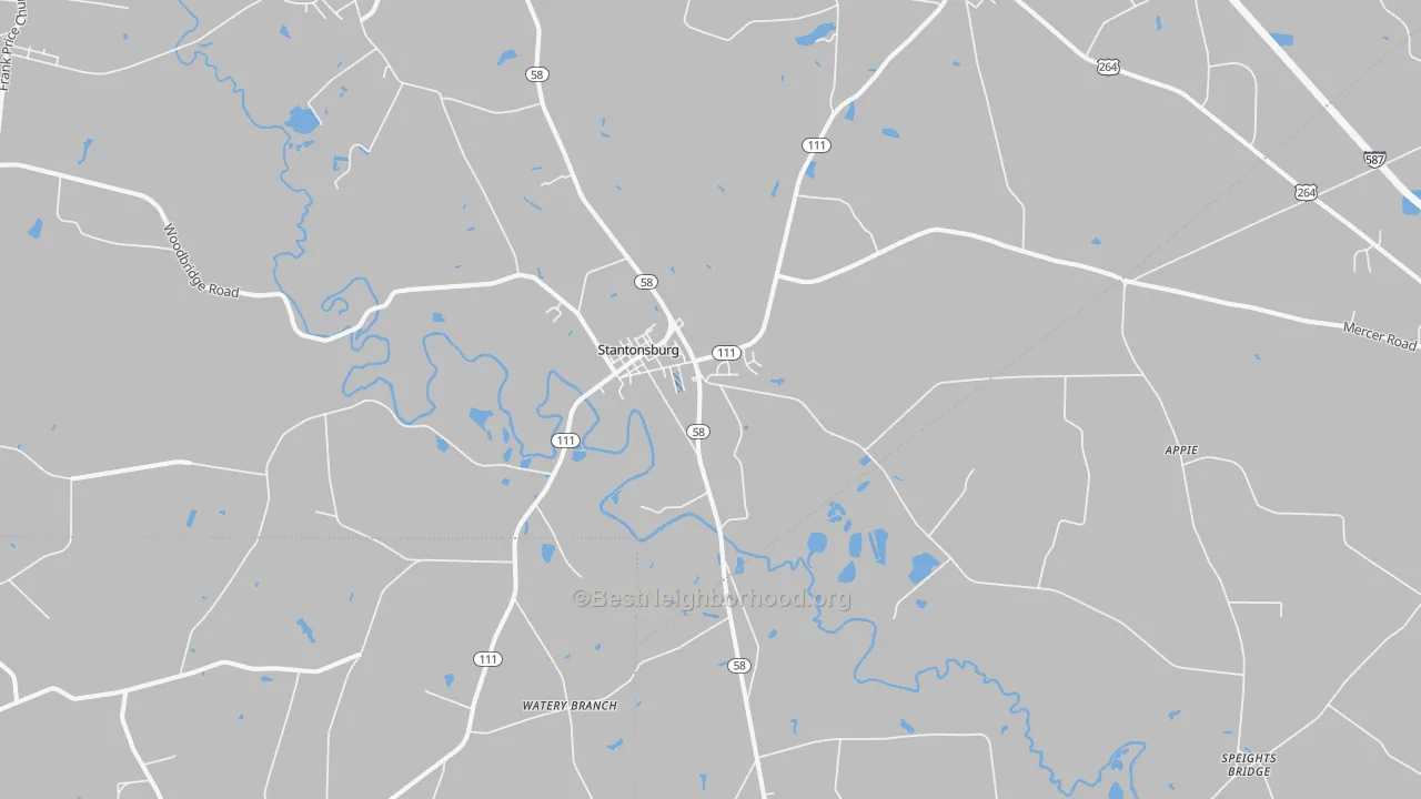 Transit Grade map of 27883, NC