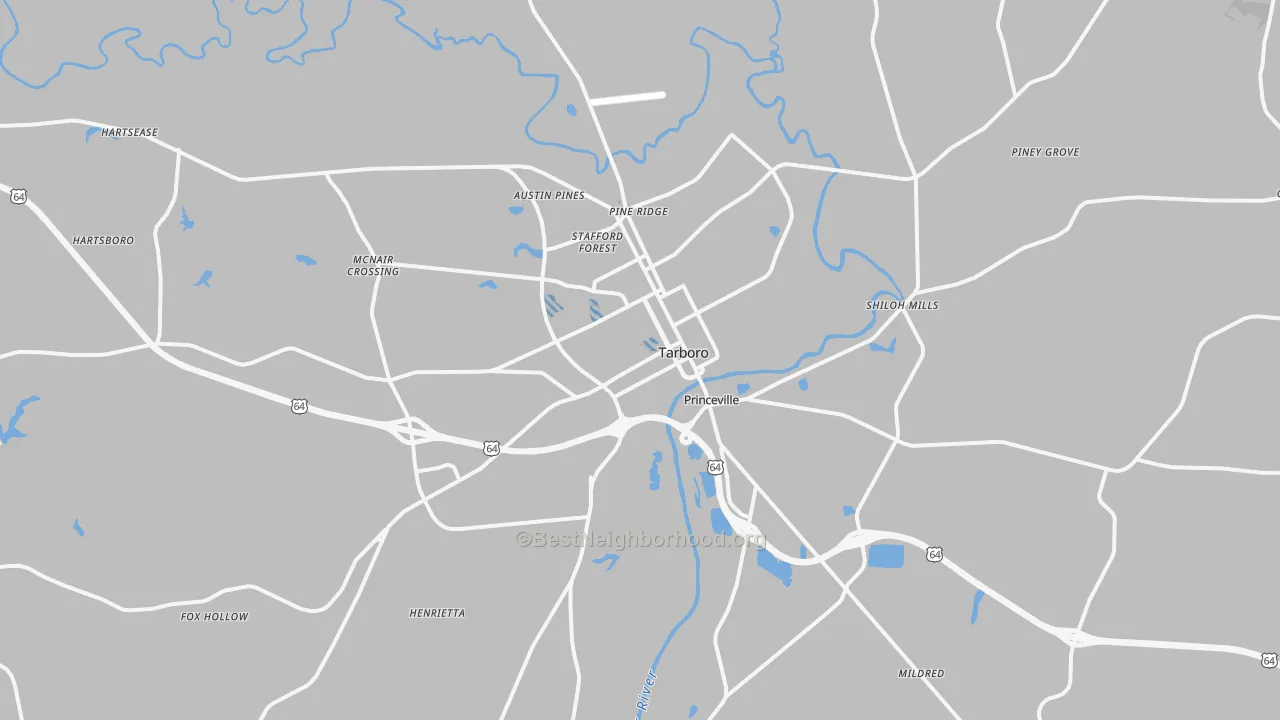 Transit Grade map of 27886, NC